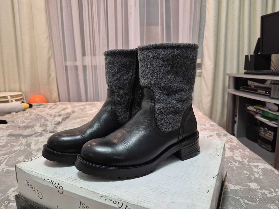 Шкіряні чоботи respect зима