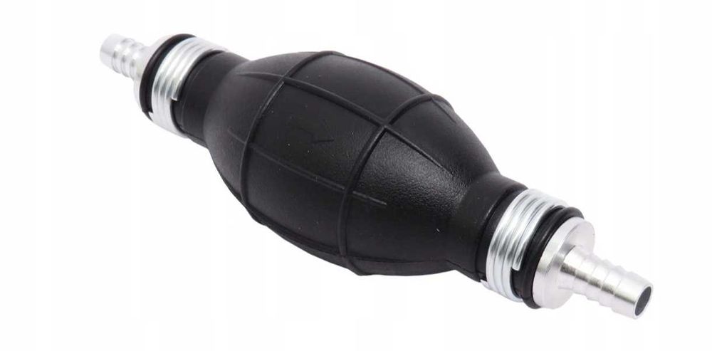 Pompka Ręczna Paliwa Gruszka Gumowa Zawór 10 mm