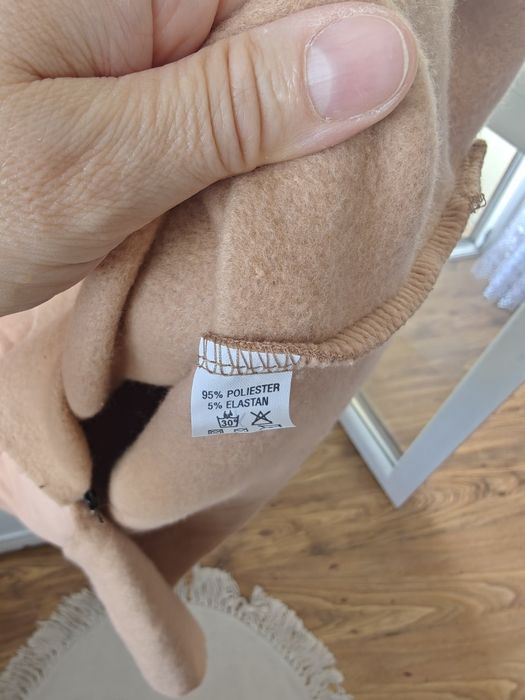 Ciepła bluza damska mocca xxl