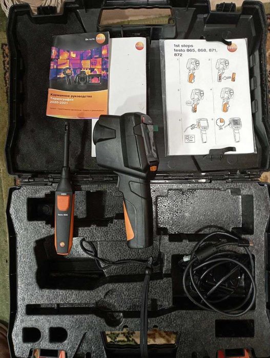 testo 872 - тепловізов + testo 605i - цифровой гігрометр