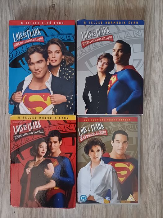 Lois I Clark sezon 1-4 dvd.Brak polskiego tłumaczenia
