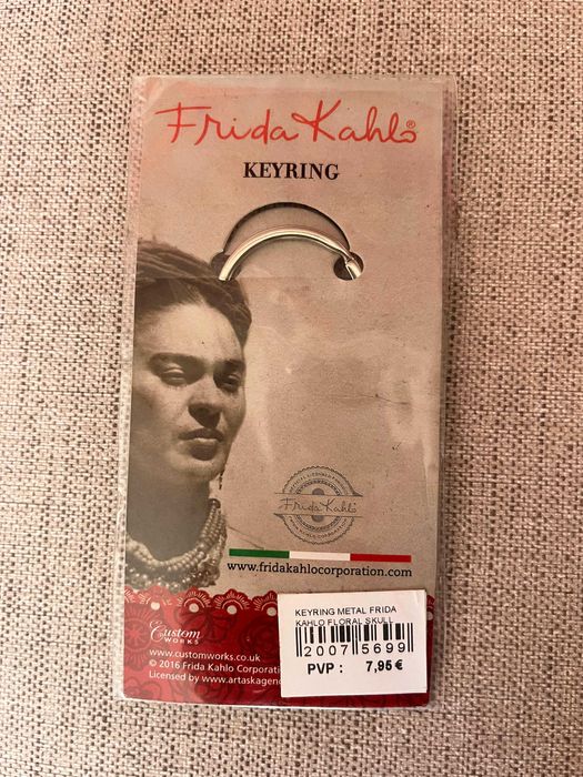 Porta-chaves Frida Kahlo | Caveira Dia de los Muertos