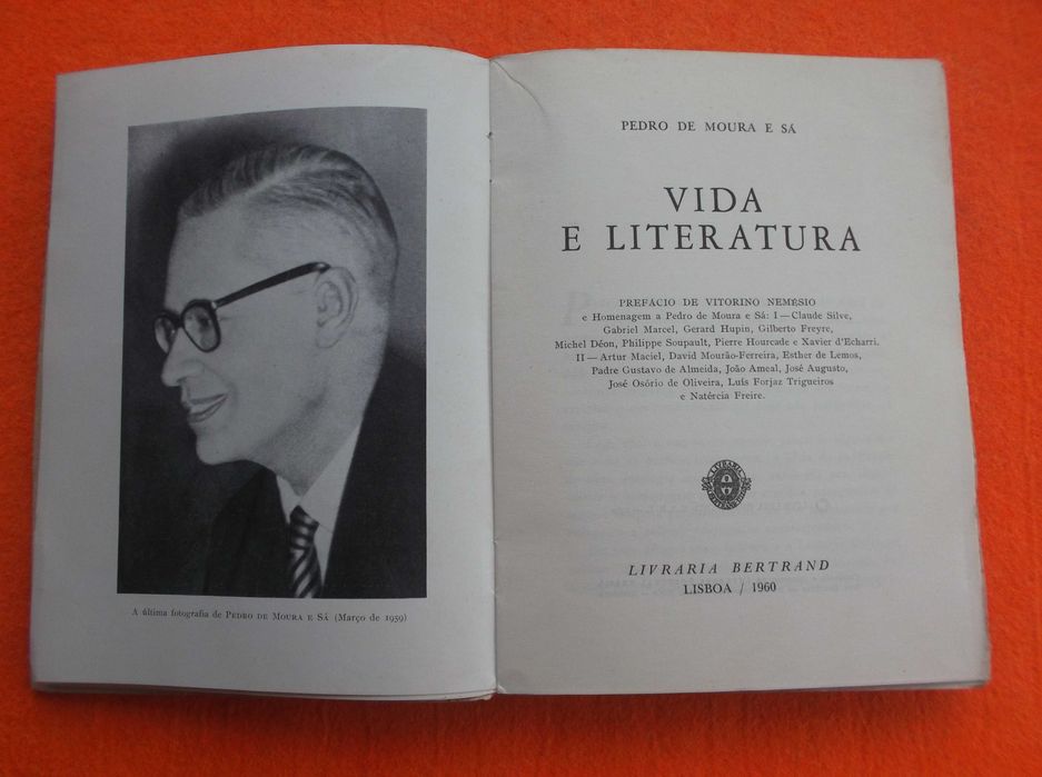 Vida e Literatura - Pedro de Moura e Sá