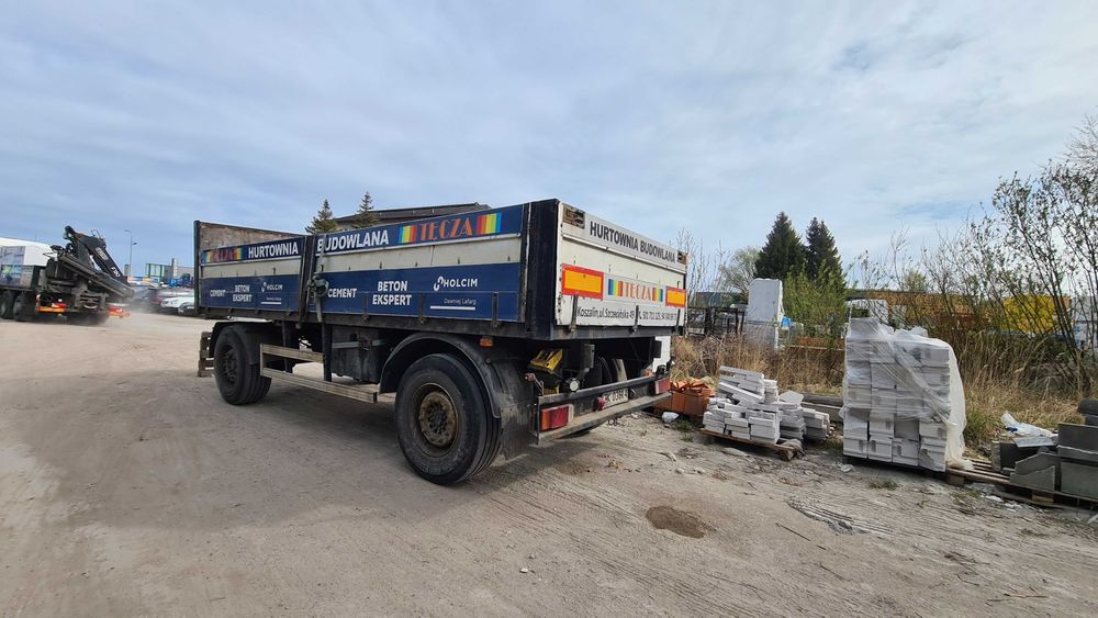 Przyczepa ciężarowa burtowa ładowność 12,3 ton