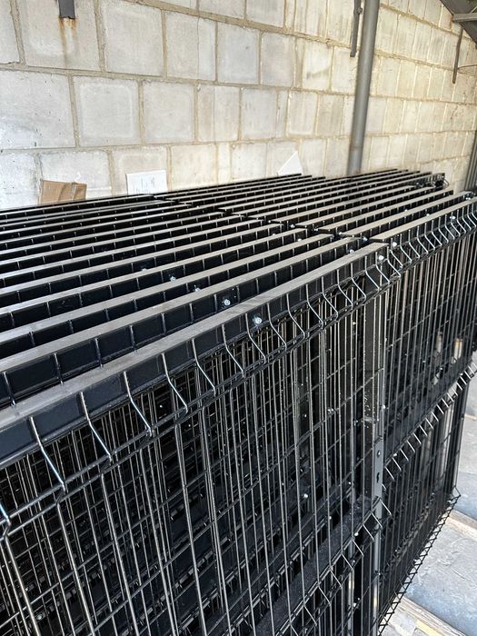 Furtka panelowa ze słupkiem