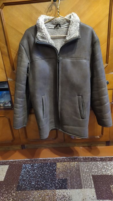 Мужская дублёнка размер 48