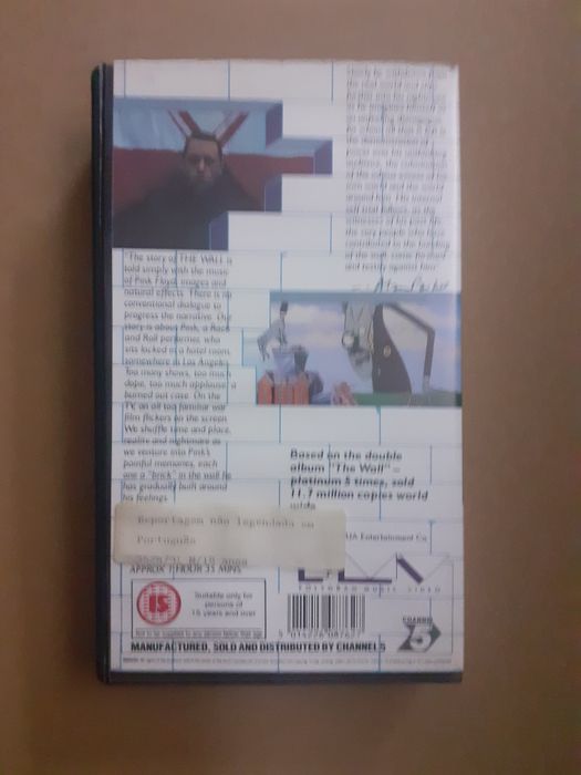 Pink Floyd, the wall, vhs