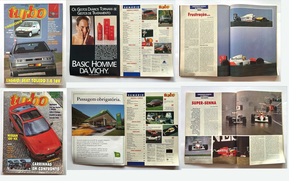 Coleção de revistas Turbo de 1991 (completa)