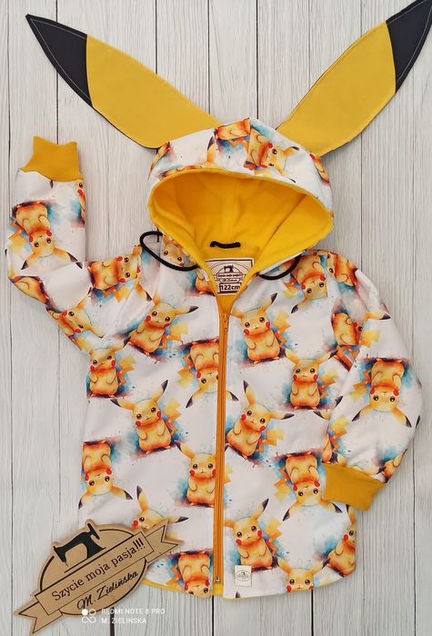 Kurtka pikachu wiosenna