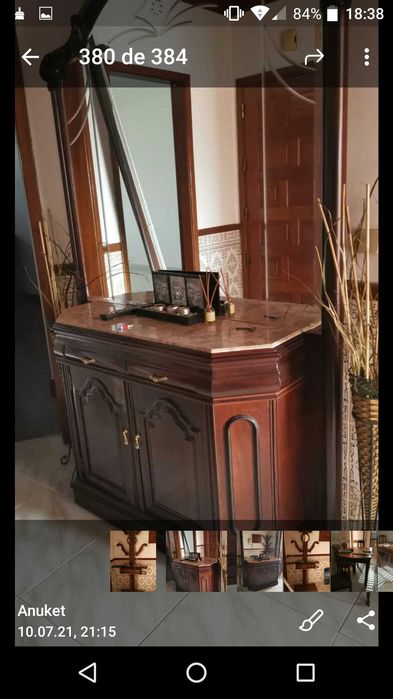 Móvel de Hall com espelho