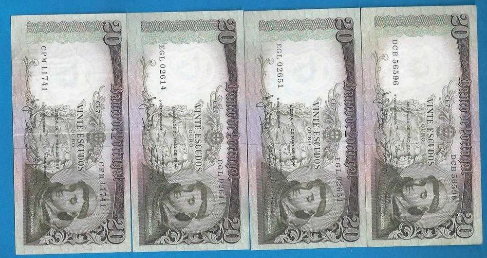Banknotes of Portugal, 20$00 Escudos, Saint Anthony, 1964