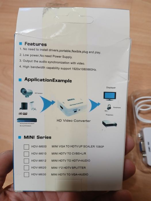 Mini konwerter Vga na Bnc
