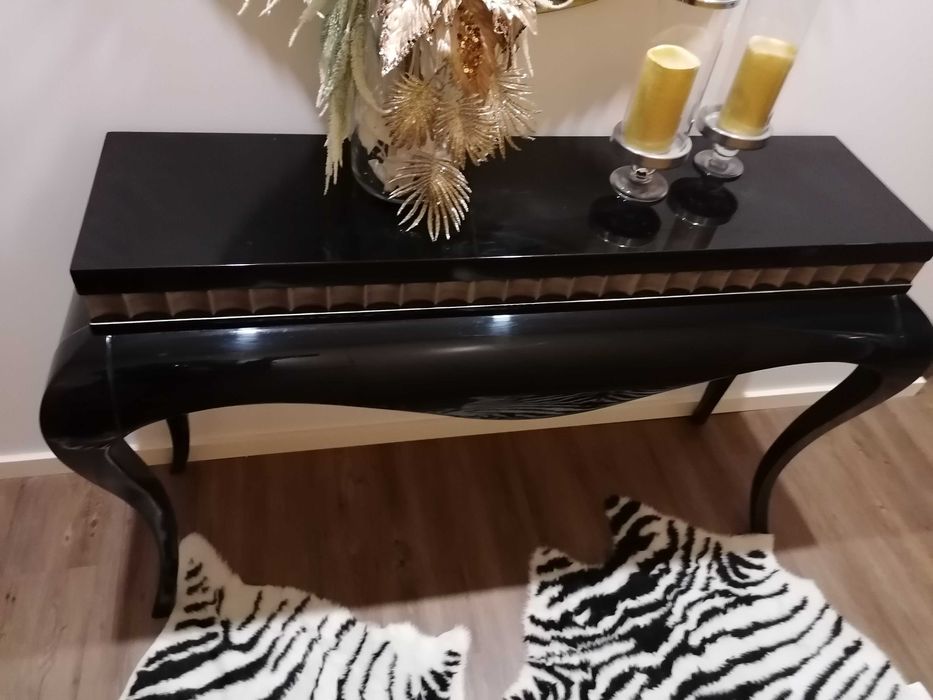 consola e espelho estilo vintage