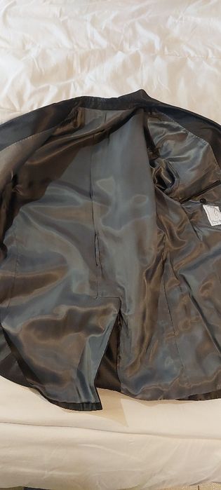 Fato Italiano Calça +  Colete + Casaco +  Gravata + Sapatos em Pele Genuína NOVO usei apenas 8Horas paguei 1200€