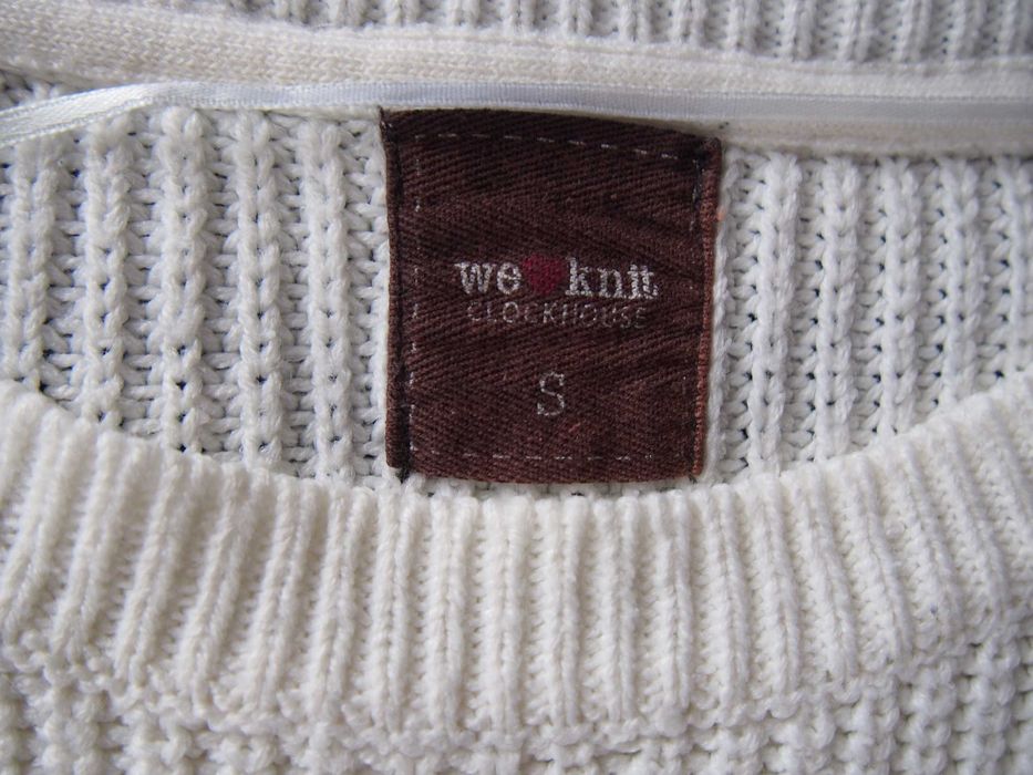 Sweter bluzka biała S/M Clockhouse