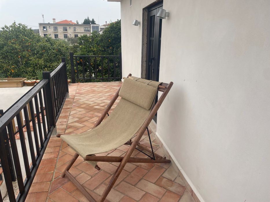 Espreguiçadeira de exterior em manga e juta / Mango lounge chairs