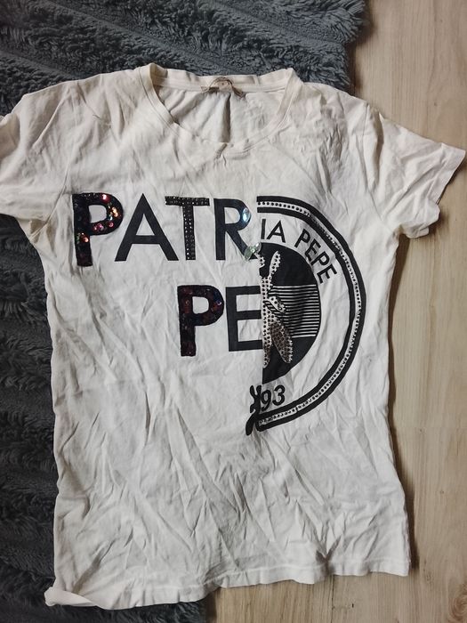 Koszulka Patricia Pepe biała z muchą