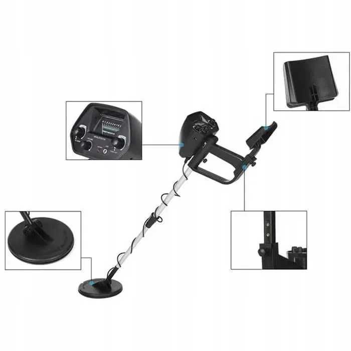 PROFESJONALNY WYKRYWACZ METALU detektor metali złota srebra wododporny