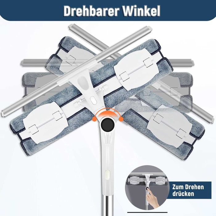 Mop do okien teleskopowy ściągaczka do mycia szyb luster kabiny 388cm