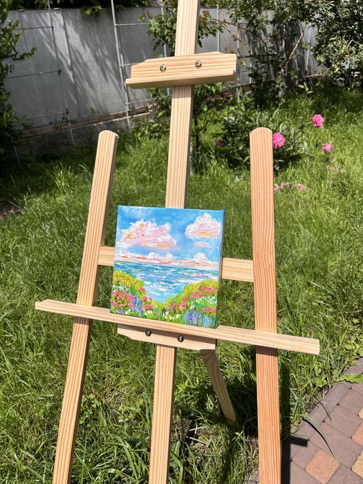 Картина море пейзаж 20*20см