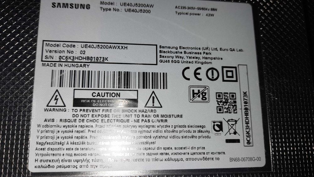 Matryca TV samsung  CY - JJ040BGNV8H,   BN95 - 03226A