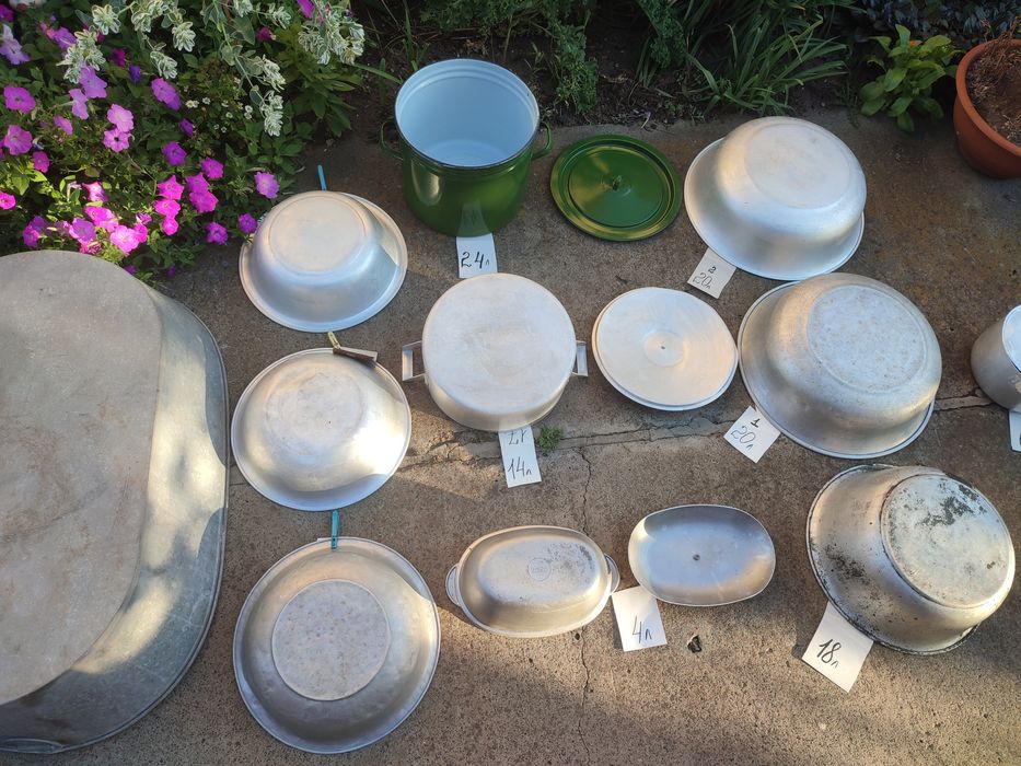 Алюминиевый таз 8, 18, 20 л, кастрюля 14 л,24л, корыто,балея,утятницал