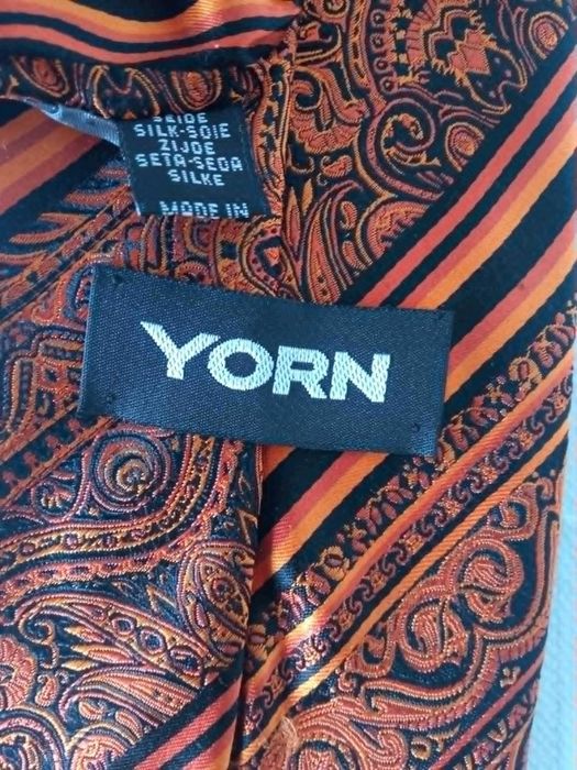 YORN jedwabny krawat męski