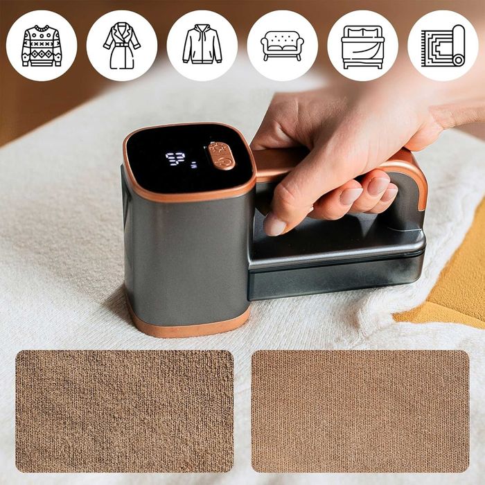 MOCNA Golarka do ubrań tapicerki swetrów kanapy duża z podświetleniem