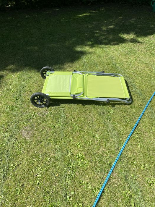 Leżak plażowy z daszkiem nowy