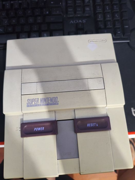Super nintendo com jogos