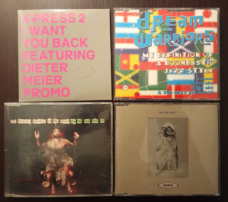 CDs: dub, trip hop, rock, jazz, world music, techno, goa trance, etc