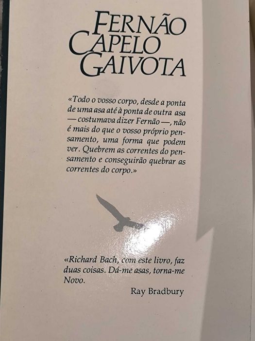 Livro "Fernão Capelo Gaivota" de Richard Bach