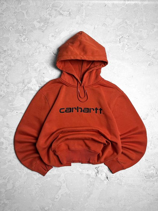 Pomarańczowa bluza z kapturem S Carhartt WIP