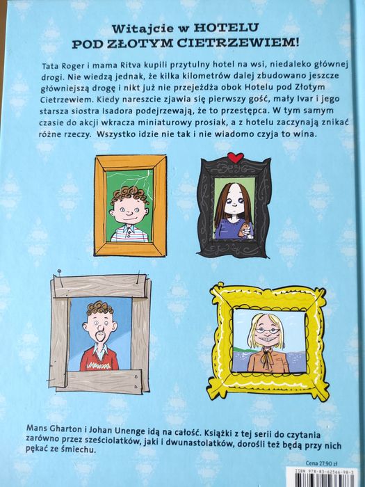 Książka "Tajemniczy gość" Hotel pod złotym cietrzewiem