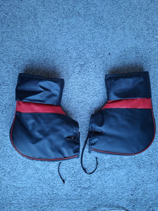 Rękawice / mufki na kierownicę rowerową – zimowe, ocieplane