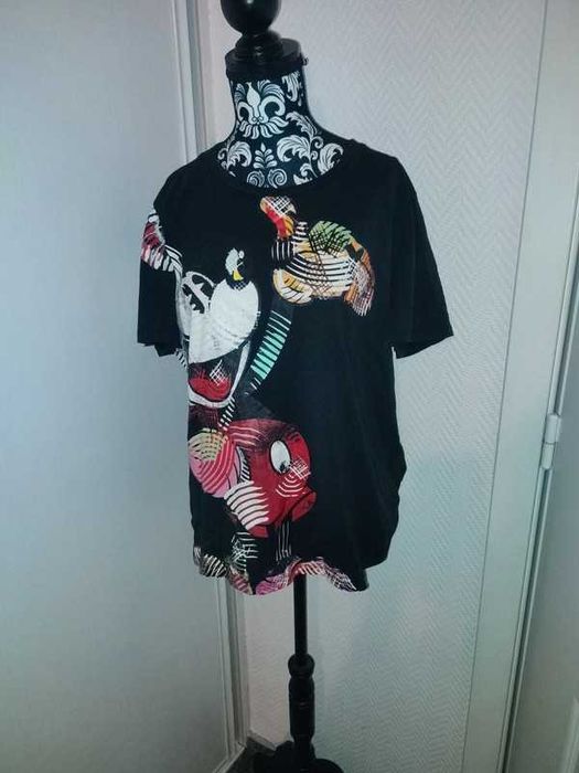koszulka Desigual  z krótkim rękawem,   Myszka Miki Disneya. rozm. XL