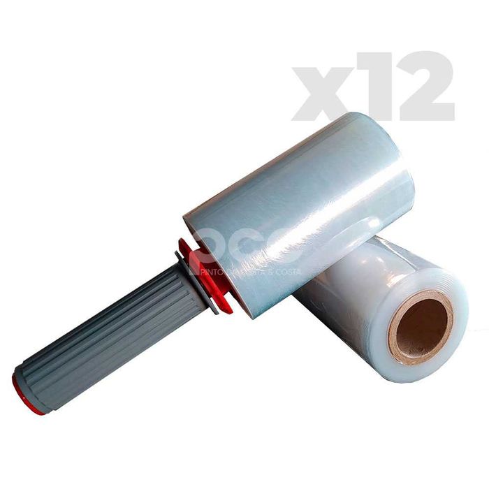 Filme para volantes 12 rolos + Aplicador Filme estirável