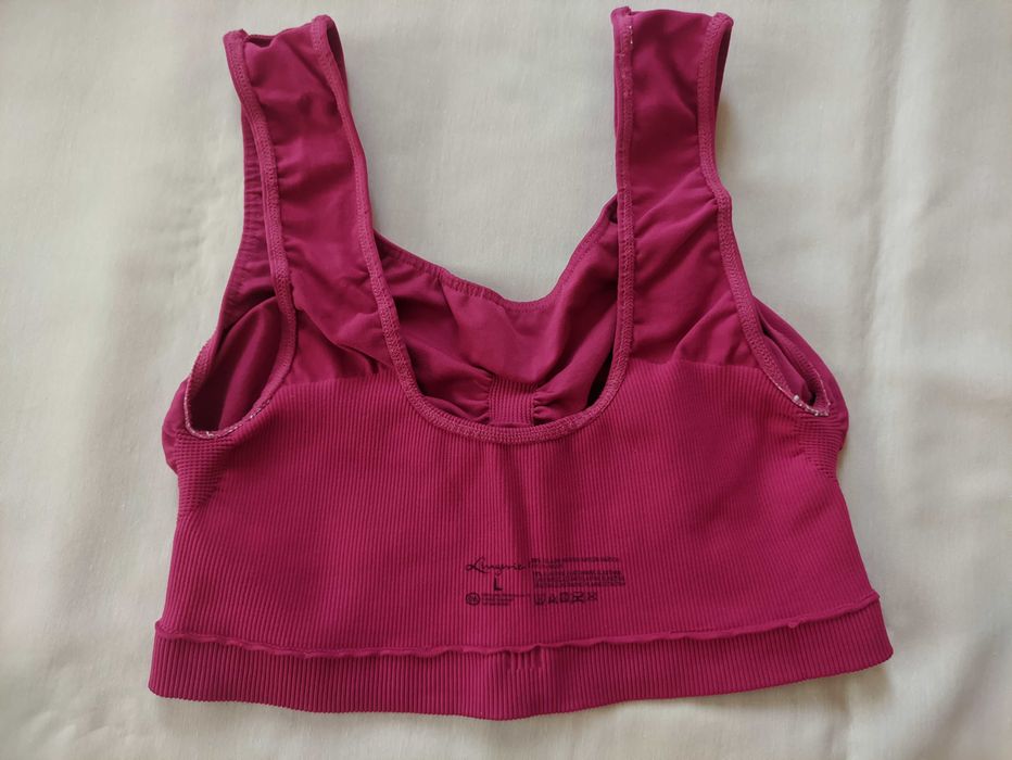 Лот 3шт. топ M L топи набором спортивний рожевий безшовний бюстгальтер