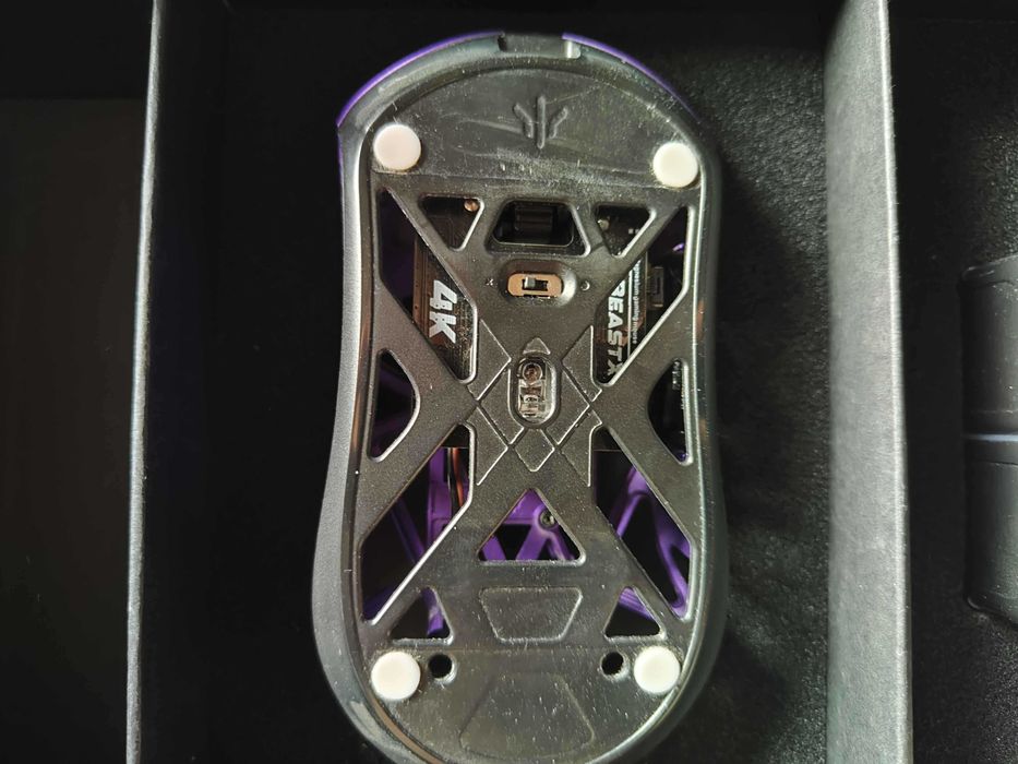 WLmouse Beast X 4K fioletowa – mysz bezprzewodowa
