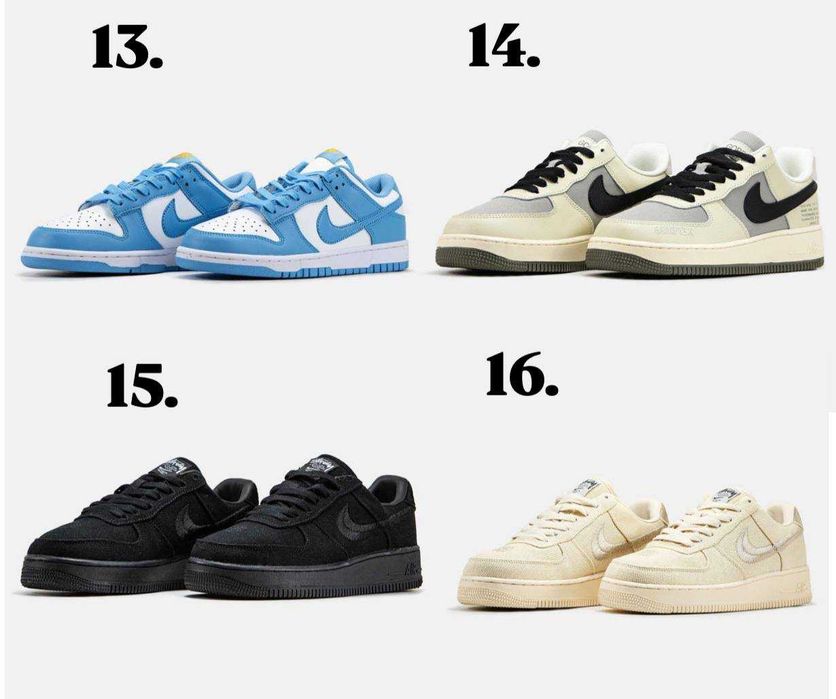 УСІ МОДЕЛІ Nike SB Dunk Low / Найк СБ Данк /форси данки БЕЗ ПРЕДОПЛАТИ