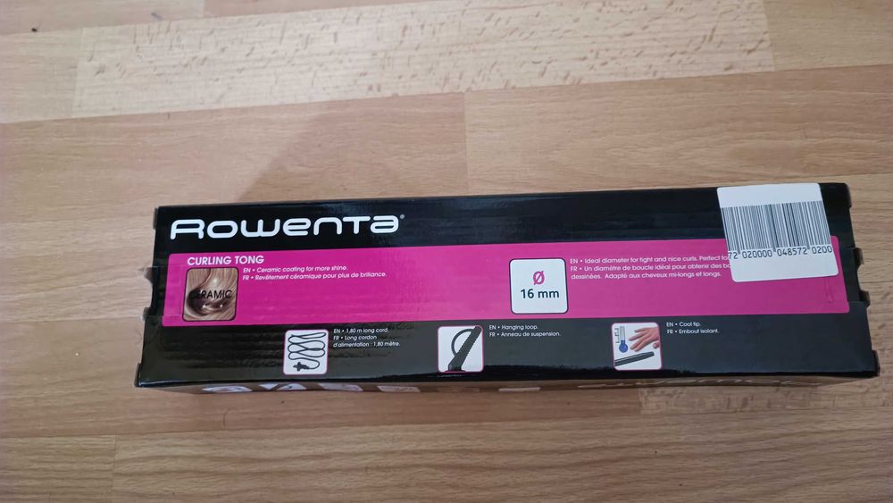 Rowenta- Modelador de cabelo, nunca usado