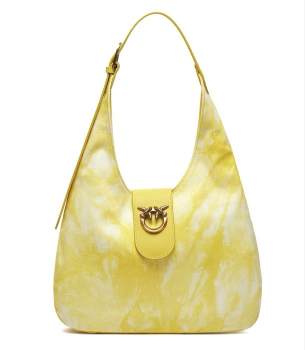 Torebka zolta Pinko model Hobo Mini