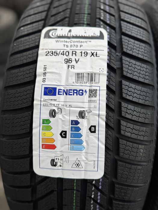 235/40R19 Continental Winter Contact TS870P 2шт 2025рік нові