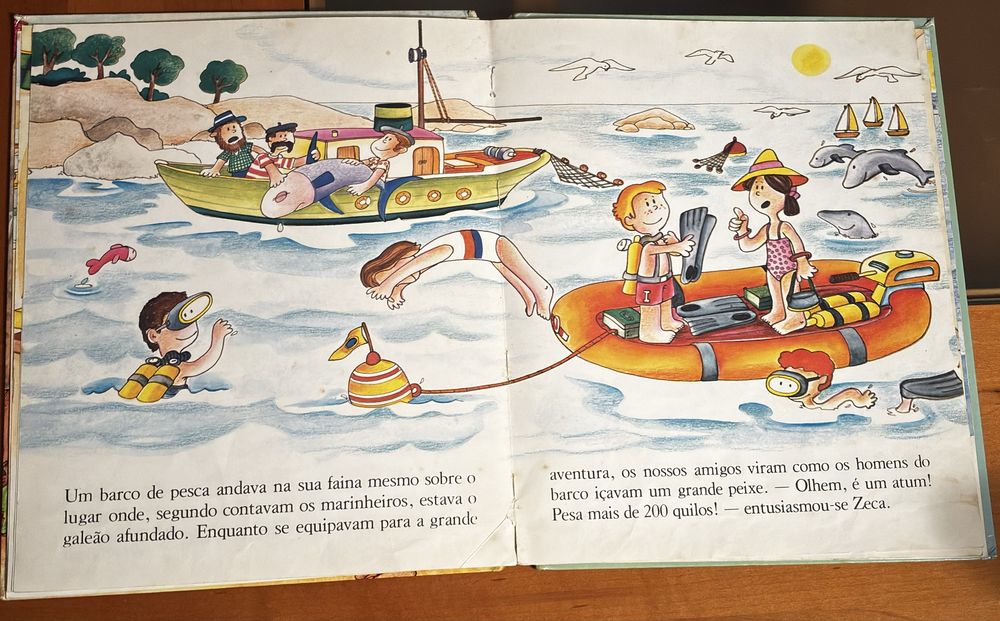 Livro infantil - Luís Mergulhador