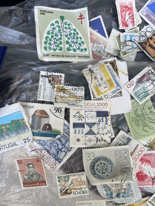 Colecao de Selos Diversos e Raros  - Vintage