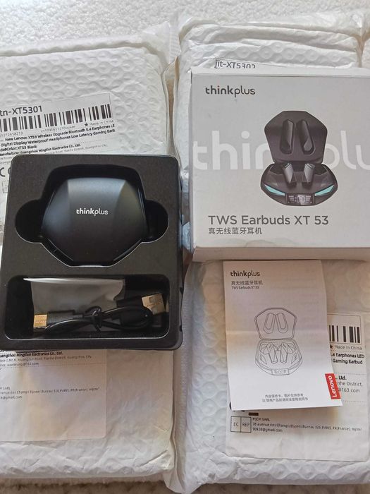 Auriculares/Fones Lenovo XT53 | Bluetooth 5.4 + Som Equilibrado [Novo/Selado]