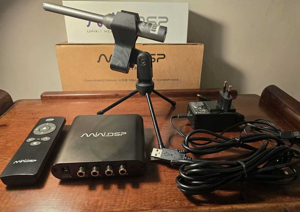 miniDSP DDRC-24 USB DAC DSP Dirac Live plus mikrofon miniDSP UMIK-1