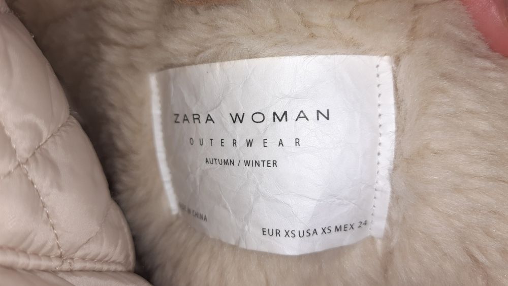 Тепла дублянка Zara