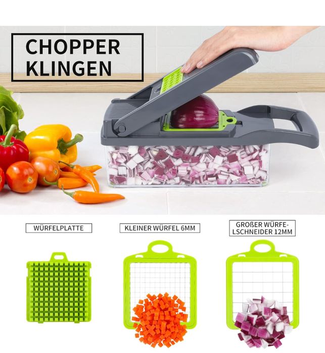 Wielofunkcyjna krajalnica do warzyw, szatkownica 13w1