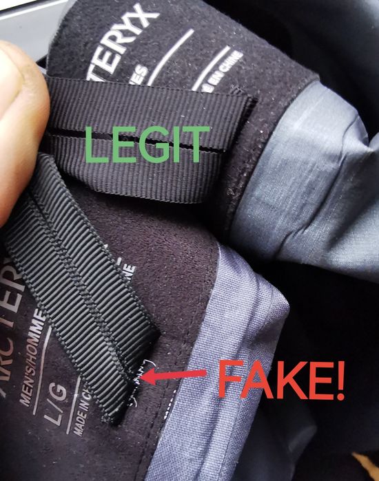Arc'teryx Alpha SV Legit vs Fake